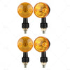 Universal Models 4 x Amber Classic Motorcycle Turn Signal Indicators