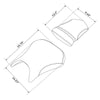 Yamaha YZF R1 Black Driver & Passenger Seats (2000-2001)