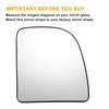 Ford E150 E250 E350 E450 Right Side Heated White Mirror Glass (2003-2023)