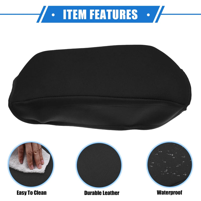 Jeep Compass 2010-2022 - Neoprene Black Armrest Protector Cover Pad