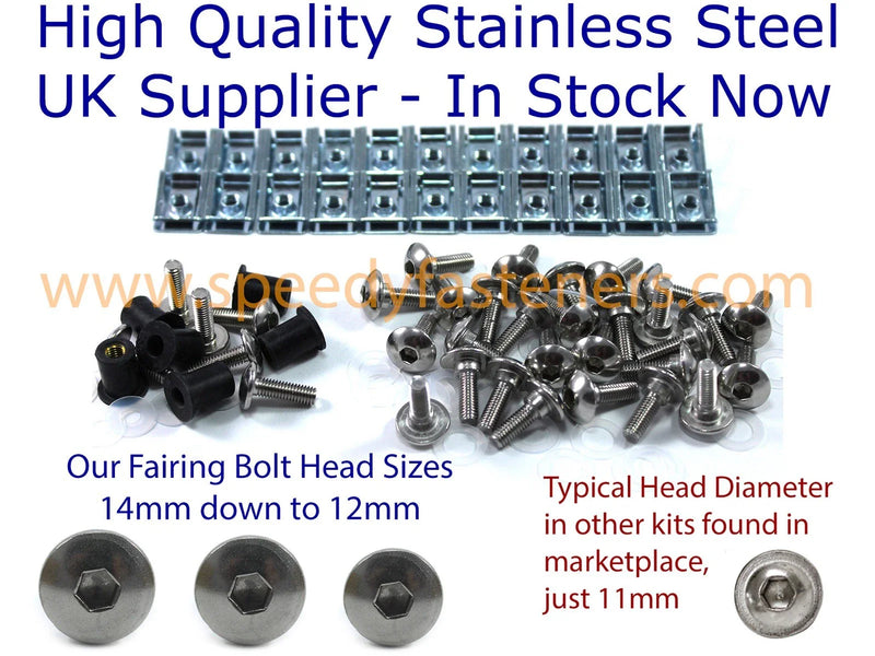 Aprilia Tuono 1100 Bolt Screw Kit / Stainless / Fairing & Screen