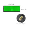 Motorbike 4pcs / M6x0.8 Green Universal Screw Mount Round Warning Reflector
