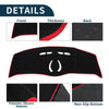BMW Mini Cooper Black Red Dash Cover Mat (2014 - 2024)