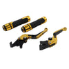 Yamaha MT-15 XSR155 Gold Extendable Brake Clutch Lever Grip Set (2019-2023)