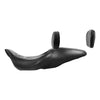 Harley Road Street Glide Black Driver Passenger Seat + Backrest (2009-2023)