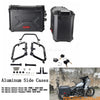 Harley Softail FXBB FXBBS FXST Aluminum Side Cases w/Brackets (18-23)