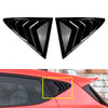 Ford Fiesta Glossy Black Rear Window Louver Cover (2018-2024)