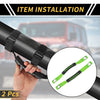 Jeep Wrangler Roof Rope Handle Green 2 x Roll Bar Grab Handles