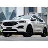 Ford Edge with Turn Signal 2 x White Clip-on Overlay Mirror Covers (2015-2021)