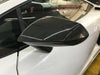 Lamborghini Gallardo LP570 Real Gloss Carbon Fiber Replace Side Mirror Caps