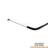 Ducati Monster 821 797 Clutch Cable Wires 51.1" Black Stainless (2015-2021)
