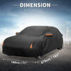 Honda Civic Waterproof Car Cover (210D-PU, Black)