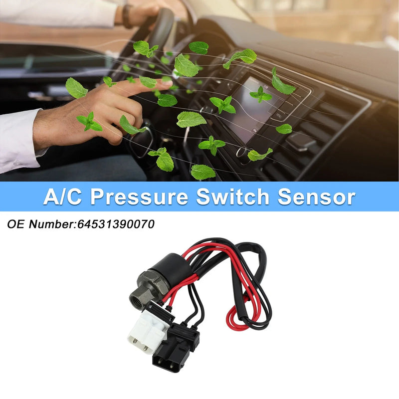 BMW 525I 2.5L (1989-1995) Metal 1 Pc A/C Pressure Switch Sensor