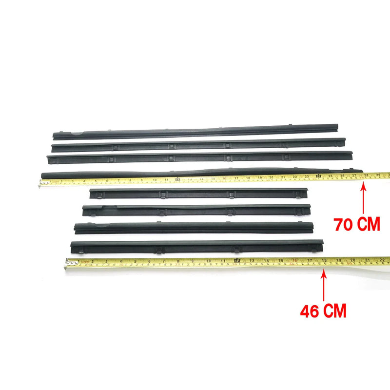 Toyota Starlet KP60 KP61 Door Glass Inner Outer 1978-1984 Weatherstrip Set