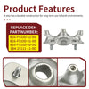 Yamaha Kodiak 450 / 700 YFM450 / YFM700 2016-2024 Front Rear Wheel Hub