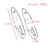 Harley Softail 2 x Rear Turn Signal License Plate Extensions (2000-2020)