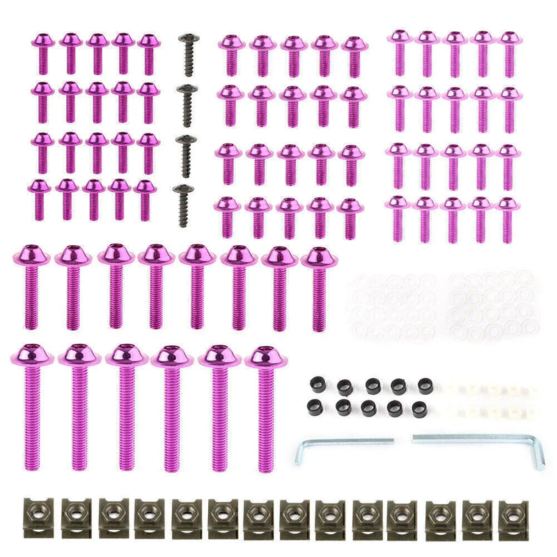 Kawasaki Ninja ZX6R ZX7R ZX9R ZX14 ZZR1400 Fairing Bolt Kit