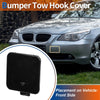 BMW 525i 530i 550i Black Front Car Bumper Tow Hook Cover