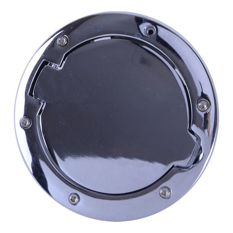 Jeep Wrangler JK Chrome Fuel Filler Door Gas Cap Cover (2007-2017)
