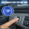 Toyota Blue Engine Start Stop Button Cover / 1 Set / Ignition Button Trim