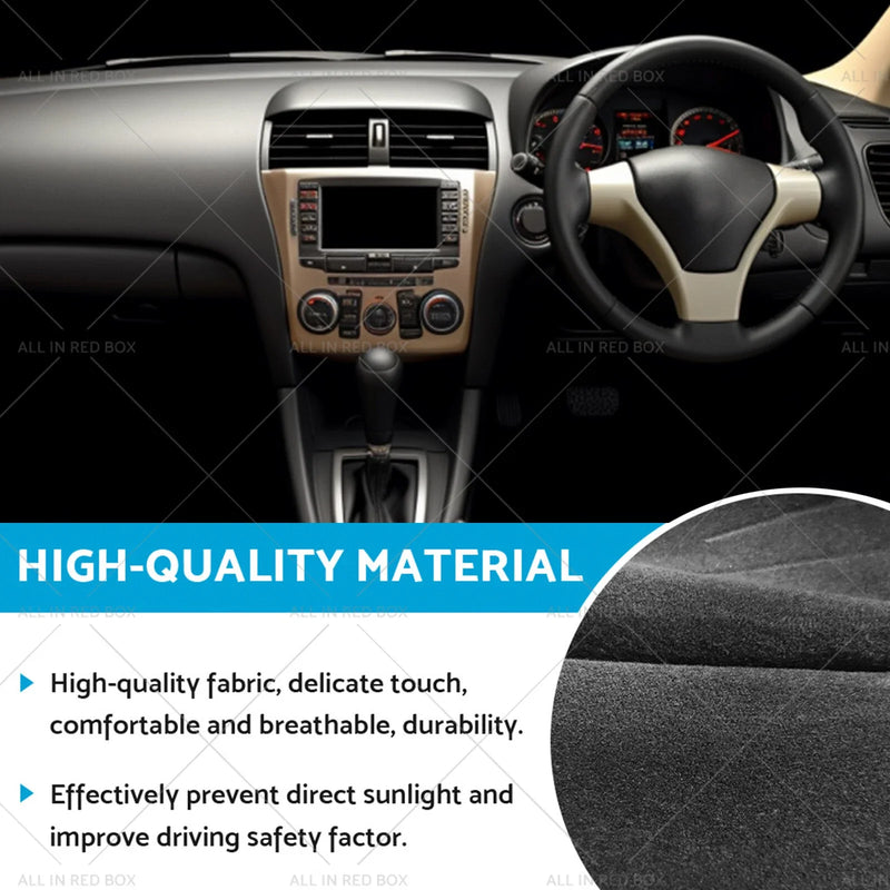 Nissan Tiida ST ST-L Ti (2006-2013) Black Non-Slip Dash Mat