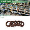 Make Model Oil Seal 5 Pcs Seal Ring Shaft Seal FKM Rubber 12x16x3.5mm