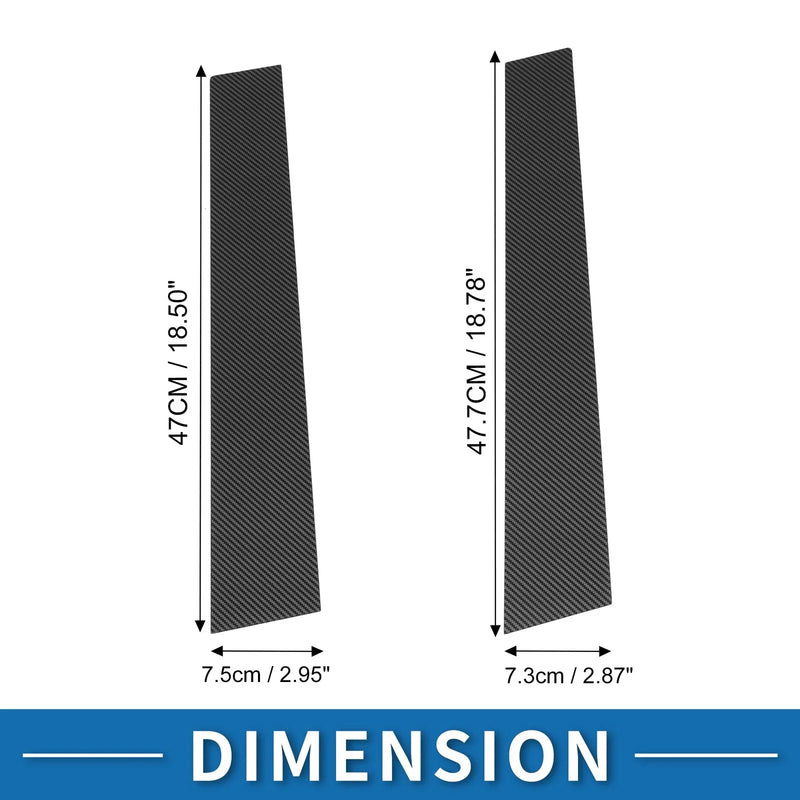 Toyota Highlander 4 Pcs Door Pillar Window Trim (2014-2023)
