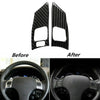 LEXUS IS REAL CARBON FIBER Steering Wheel Button Cover (2006–2012)
