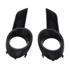 Toyota Highlander 2 x Pair Front Fog Lights Covers Bezels Black (2008–2010)