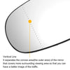 Nissan Micra Left Side Heated White Mirror Glass (2002-2009)