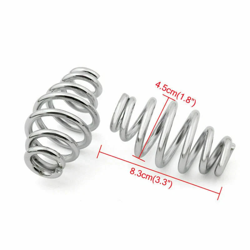 Motorcycle Chopper Bobber Chrome Solo Seat Springs Bracket (F2)