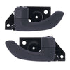 Hyundai Santa Fe SM Door Handle Inner 2 x Grey REAR LEFT+RIGHT (2000–2005)