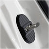 Carbon Fiber Style Universal Car Exterior Door Lock Keyhole Cover Trim
