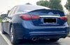 Infiniti Q50 Sedan 2014-2024 Glossy Black Rear Spoiler Wing