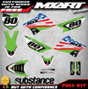 Kawasaki KLX 110 (2010-2025) SWAT Style Stickers Custom Graphics Kit