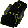 BMW 5 Series E28 Sedan (1981-1988) - Carbon Fiber Design Black Floor Mats
