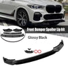 BMW G05 X5 M Sport Glossy Black Front Bumper Lip Splitter (2019-2023)
