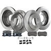 Front & Rear Brake Disc Rotors and Pads Kit For 2001-2006