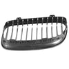 BMW E90 E91 Pair Matte Black Front Grille Kidney (2009 - 2011)
