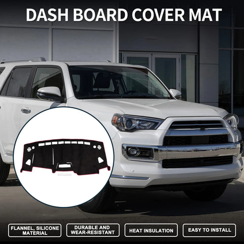 Suzuki Solio MA15S (2001-2008) Black Red 1 Set Dashboard Cover Mat