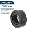 Make Model Oil Seal / 12x25x10mm / NBR Black Rotary Shaft Seal 5Pcs