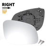Porsche Cayenne Right Side Heated White Mirror Glass (2002-2007)