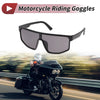 1 x Motorcycle Riding Goggles Dark Gray Lens Black Frame Cycling Sunglasses