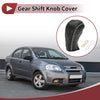 Chevrolet Cruze Pebbled Gear Shift Knob Cover Black/Beige Faux Leather