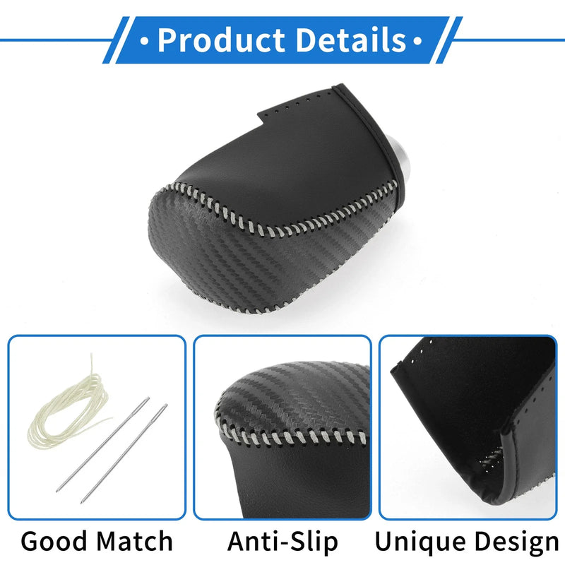 Nissan Altima (2019-2024) Black Carbon Fiber Car Gear Shift Knob Cover