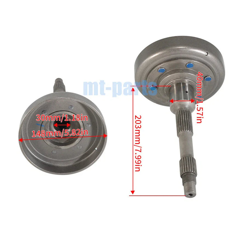 ATV Explorer Atlas 500 2x4 Front Clutch Variator Pulley Set (2011)