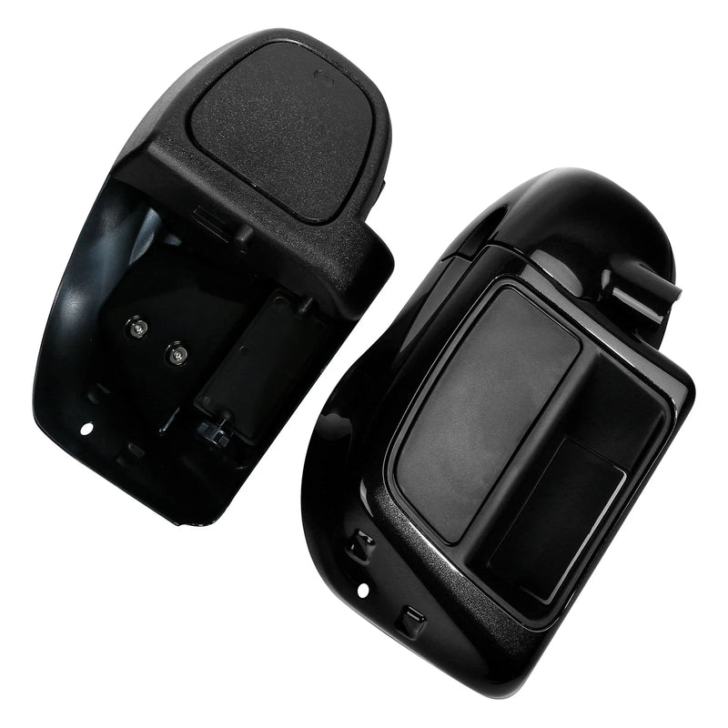 Harley Street Glide 2014-2024 Black Tempest Vented Leg Fairings