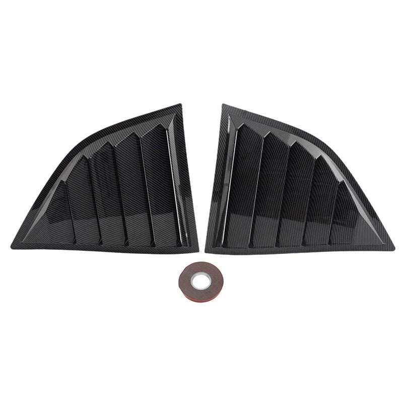 Dodge Challenger Carbon Look Rear Window Louver Cover (2008-2023)