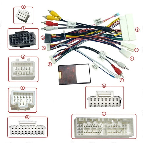 2016 Kia KX5 / KX7 Hyundai Sonata 16Pin Car Audio Wire Harness (2016)