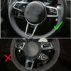 Porsche 718, Macan, 911 Carbon Fiber Steering Wheel Cover Trim (2016-2023)